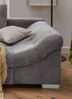 Ecksofa modern Schlafsofa Eckcouch Polsterecke L-Form Ottomane links Cord Grau Bild 4