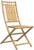 vidaXL Gartenstühle 2 Stk. Klappbar 46x66x99 cm Bambus 368037 Bild 4