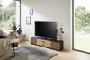 Lowboard >Filipo< in Artisan Eiche Dekor,schwarz - 160x32x31cm (BxHxT) Bild 2
