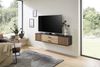Lowboard >Filipo< in Artisan Eiche Dekor,schwarz - 160x32x31cm (BxHxT) Bild 3