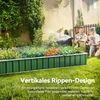 Hochbeet 258x90x30cm verzinkt Garten Pflanzkasten 8 T-Etiketten Grün Bild 3