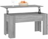vidaXL Couchtisch Grau Sonoma 101 x 49 x 52 cm Holzwerkstoff [819279] Bild 4