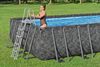 Bestway 'APX365' Frame Pool, Winterfest, Komplett-Set, Sandfilteranlage, Dunkle Marmor-Optik, 549 x 274 x 132 cm Bild 2