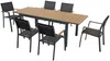 Vente-unique - MACILA Garden dining set Metall Grau - B 90 cm60 cm x H 74 cm89 cm x L 230 cm170 cm57 cm Bild 2