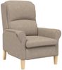 vidaXL Sessel Taupe 76 x 94 x 102 cm Mikrofaser 42009870 Bild 2
