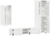 vidaXL TV-Schrankset mit Tür FLORIN 3 pcs Hochglanz Weiß Holzwerkstoff 3397968 Bild 5