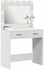 vidaXL Schminktisch mit Speicher Weiß 78,5 x 41 x 135 cm Holzwerkstoff 865028 Bild 3