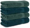 Komfortec Badetücher 100% Baumwolle, 470 g/m², Frottee (4-St), Handtücher 70x140 cm Set, Weich Bild 4