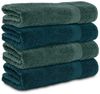 Komfortec Badetücher 100% Baumwolle, 470 g/m², Frottee (4-St), Handtücher 70x140 cm Set, Weich Bild 5