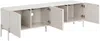 Vente-unique - ZELINARO TV unit Holz, Platte Beige - B 40 cm x H 55 cm x L 180 cm Bild 4