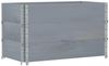 vidaXL Pflanzkasten Grau 100x50 cm Massivholz Kiefer 3295429 Bild 5
