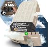 Heimfleiss® Luftmatratze selbstaufblasend 1 Person | Premium Luftbett 100x200 cm | Schnell Aufblasbare Matratze ideal nutzbar als Gästebett & Camping Bett | Selbstaufblasbare Gästematratze mit Pumpe Bild 5