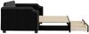 vidaXL Tagesbett Ausziehbar mit Schubladen Schwarz 90x190 cm Stoff 3197682 Bild 4