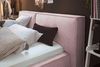 KAWOLA Bett CARLO Polsterbett Stoff rosa 160x200cm Bild 2