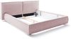 KAWOLA Bett CARLO Polsterbett Stoff rosa 160x200cm Bild 5