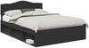 vidaXL Bettrahmen Schwarz 150 x 200 cm Massives Kiefernholz 3412881 Bild 2