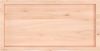 vidaXL Waschtischplatte 100x50x(2-4) cm Massivholz Unbehandelt 3156036 Bild 4