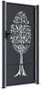vidaXL Gartentor Anthrazit 100x200 cm Stahl Baum-Design 153159 Bild 4