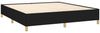 vidaXL Polsterbett mit Matratze Schwarz 180x200 cm Stoff Bild 4