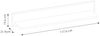 Wandboard Wandregal in Grandson Eiche Nb. CARIATI-129, B/H/T ca. 117,6/19,6/21,9 cm Bild 3