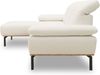 DOMO. collection Ecksofa 100010, Couch in L-Form mit Kopfstützenverstellung und verstellbare Armlehnen, Sofa, Polsterecke, Eckcouch, Polsterganitur 242 x 170 x 87 cm (BxTxH), weiß Bild 4