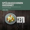 Kunststoff Tablett Serviertablett - BPA Frei - Spülmaschinenfest - ( 37,7cm x 27,7cm / Grün ) Bruchfester PP - Servierplatte Frühstück, Camping Bild 3