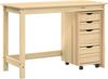 vidaXL Desk und Rolling Cabinet Set MOSS 2 pcs Braun 3438794 Bild 2