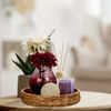 Relaxdays 2-tlg. Tablett Set aus Wasserhyazinthe Bild 4