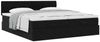 vidaXL Ottoman-Bett mit Matratzen Schwarz 180x200 cm Samt 3312094 Bild 5