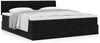 vidaXL Ottoman-Bett mit Matratzen Schwarz 180x200 cm Samt 3312094 Bild 4