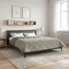 vidaXL Winterbettdecke Gepolstert Hellgrau 200 x 220 cm 42026321 Bild 4