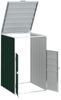 vidaXL Mülltonnenbox für 1 Tonne Grün 72x81x115 cm Stahl 4006171 Bild 4
