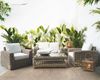 More2Home Couchtisch Rattan-Couchtisch, SPLIT, 100x50 cm grau Bild 3