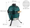 Relaxdays Kamado Grill aus Keramik Bild 5