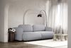Selsey 'Tvoya' 3-Sitzer Schlafsofa mit Chenille-Bezug, Hellgrau Bild 3