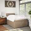 vidaXL Boxspringbett Matratze Cappuccino-Braun 120x200cm Kunstleder 3288419 Bild 4