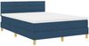 vidaXL Boxspringbett mit Kissen mit Kopfteil Blau 160 x 200 cm Stoff 3338859 Bild 4