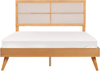 Bett mit Lattenrost POISSY 160 x 200 cm Holz Heller Holzfarbton Bild 5