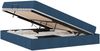 vidaXL Aufbewahrungsbett mit Matratze Blau 180 x 200 cm Polyester 3399681 Bild 2