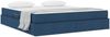 vidaXL Aufbewahrungsbett mit Matratze Blau 180 x 200 cm Polyester 3399681 Bild 3