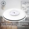B.K.Licht Deckenleuchte LED Deckenleuchte schwarz Backlight-Effekt 18W 2.400lm, LED fest integriert, Kaltweiß, ultraflaches LED Paneel schwarz 4000K 293x28 mm Bild 3