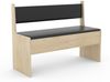 VCM Essgruppe Esal 918351 Anthrazit / Honig-Eiche H. 80 x B. 110 x T. 42 cm Bild 5