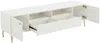 Vente-unique - ALOBARA TV unit Holz, Platte Weiß - B 40 cm x H 50 cm x L 180 cm Bild 4