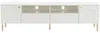 Vente-unique - ALOBARA TV unit Holz, Platte Weiß - B 40 cm x H 50 cm x L 180 cm Bild 2