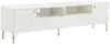 Vente-unique - ALOBARA TV unit Holz, Platte Weiß - B 40 cm x H 50 cm x L 180 cm Bild 3