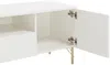 Vente-unique - ALOBARA TV unit Holz, Platte Weiß - B 40 cm x H 50 cm x L 180 cm Bild 5