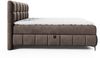 Boxspringbett Schlafzimmerbett SOPHIE 200x200cm Stoff Salvador Schokobraun Bild 2