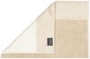 CAWÖ Gästetuch - Luxury Home, C Two-Tone, Walkfrottier Sand 30x50cm Bild 3