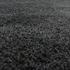 Runder Soft-Shaggy Teppich FLUFFY GREY 160 X 160cm Bild 5