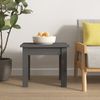 vidaXL Couchtisch Grau 35x35x30 cm Massivholz Kiefer 814221 Bild 3